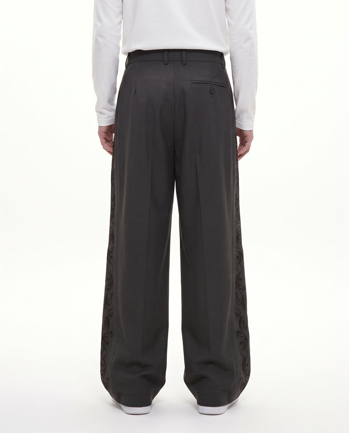 Embroidered Wide Pants na3205