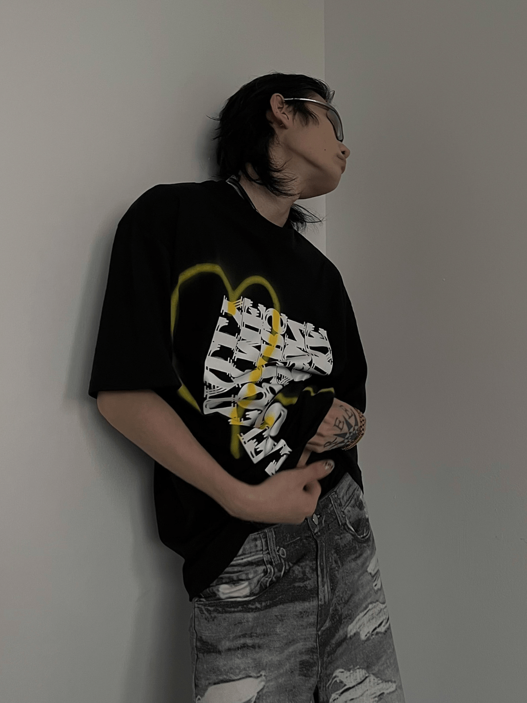 【SOULWORKER】loose creative hip-hop t-shirt na1272