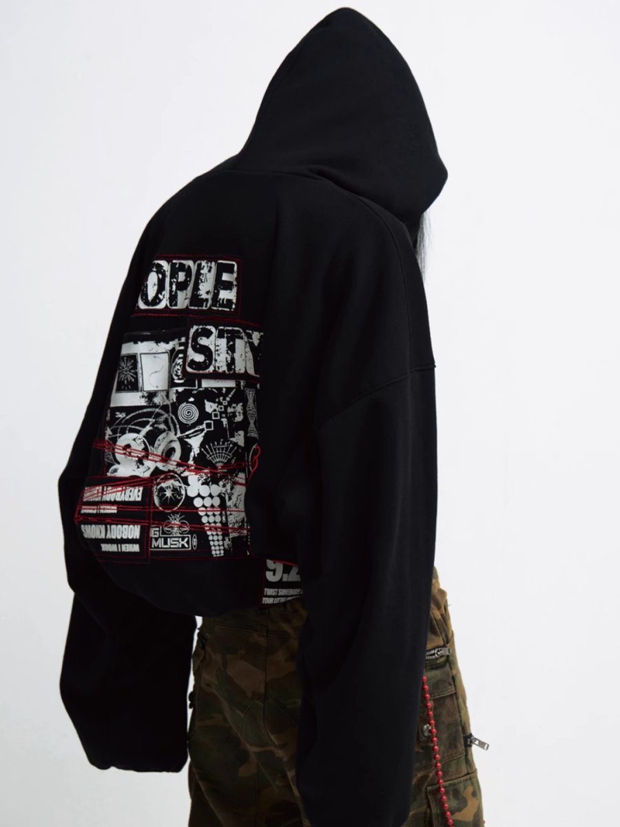 [PEOPLESTYLE] Genderless Loose Hoodie na1656