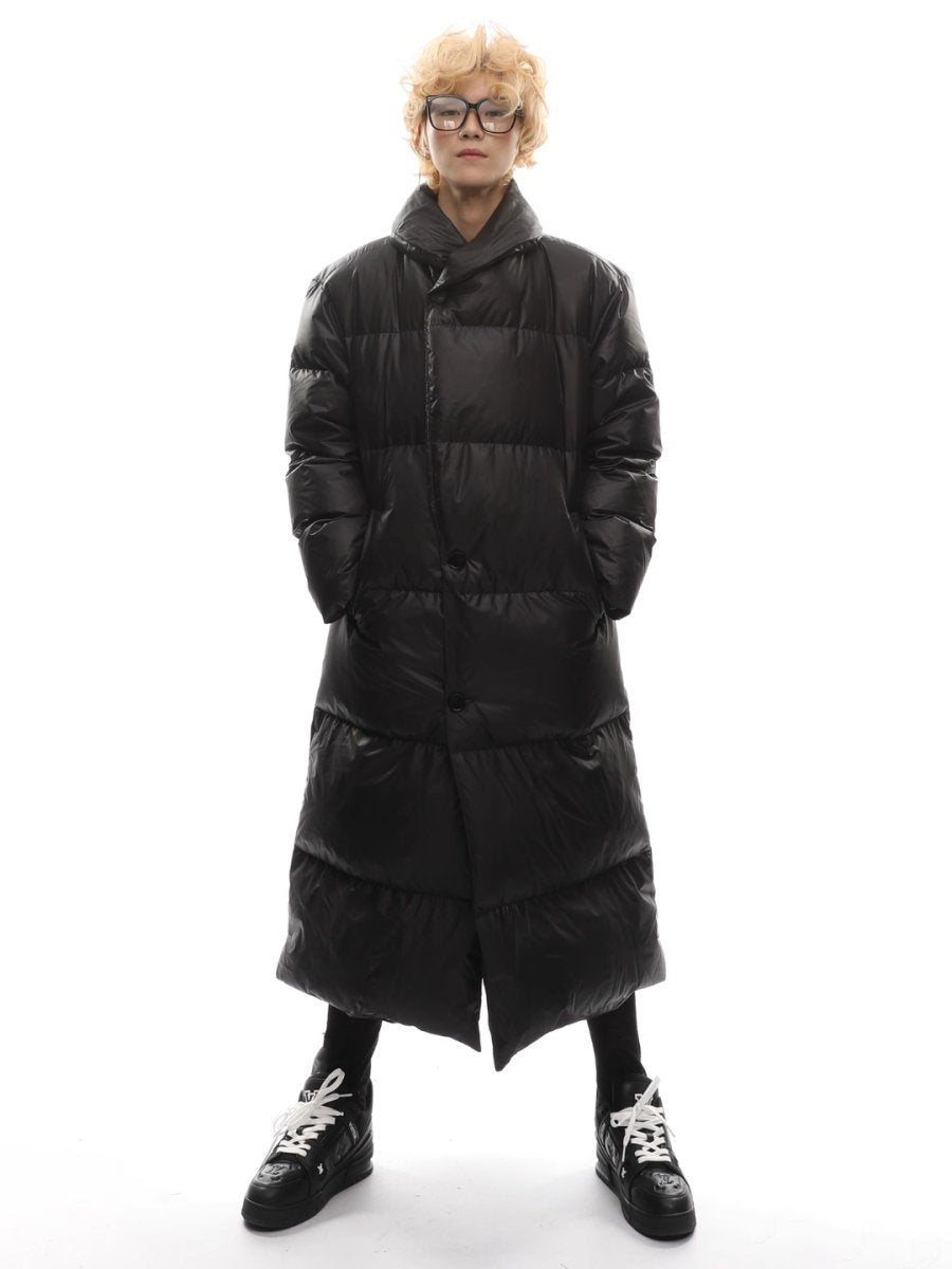 [FUTUREBOY] knee-length down jacket na1716