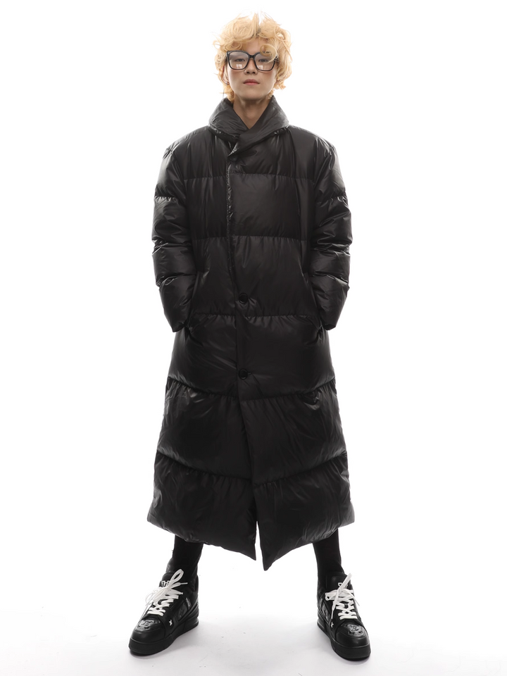 【FUTUREBOY】knee-length down jacket  na1716