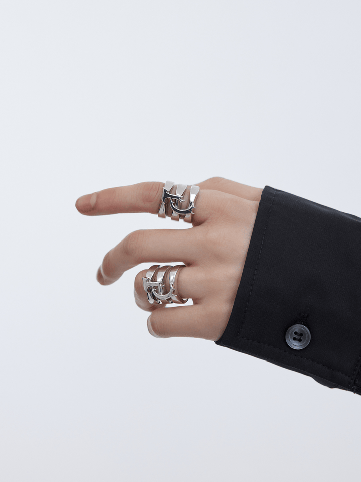 【CULTURE】heavy steel sharp claws pioneer ring na1212