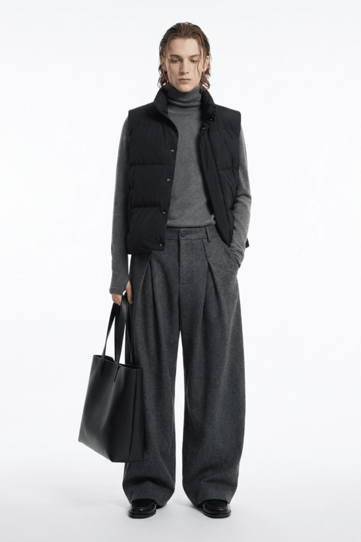 Wide Tuck Slacks na2361