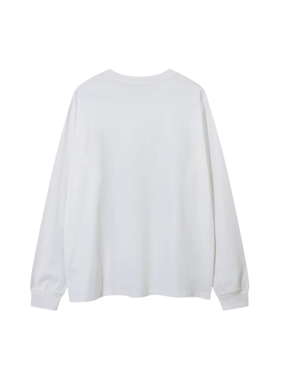 【Mz】washed butterfly long-sleeved T-shirt na1475