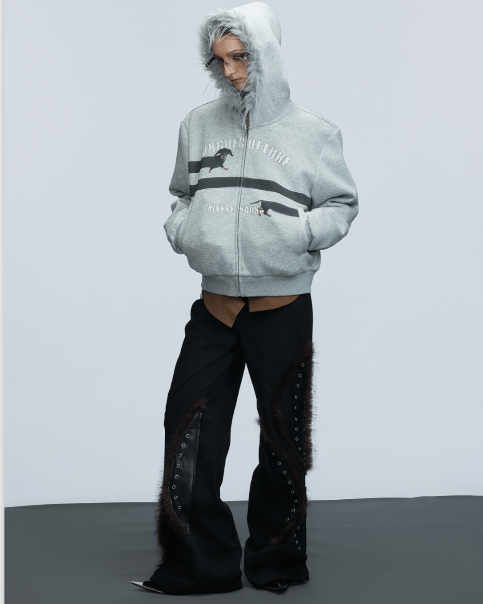 [ArguE CulturE] Seoul Faux-Fur Dog Hoodie na2251