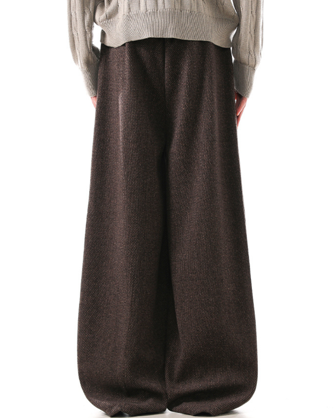 [BLANKIN] Crafted Volume Wide Slacks na2280