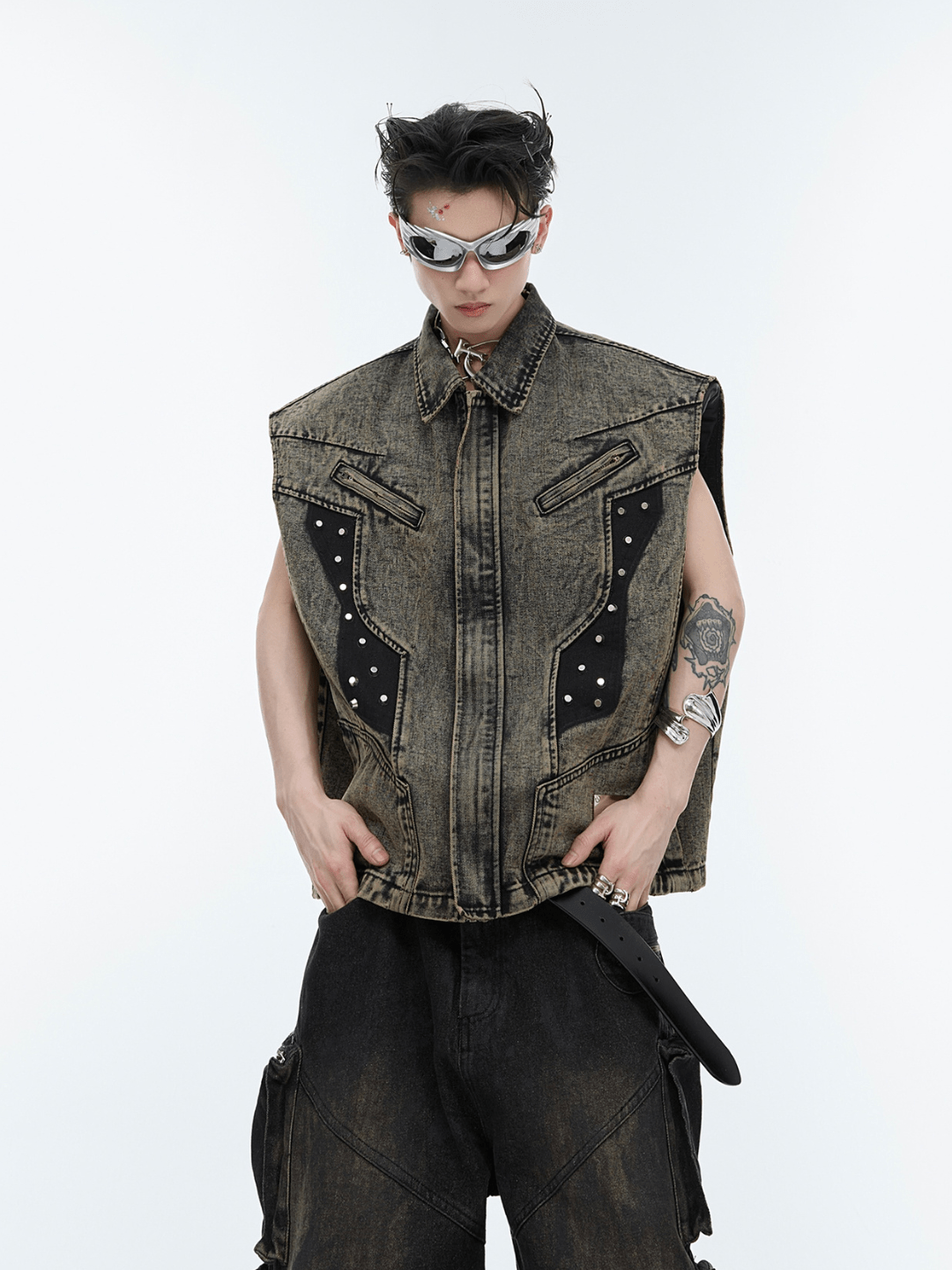 [CulturE] Heavy sleeveless jacket na1309
