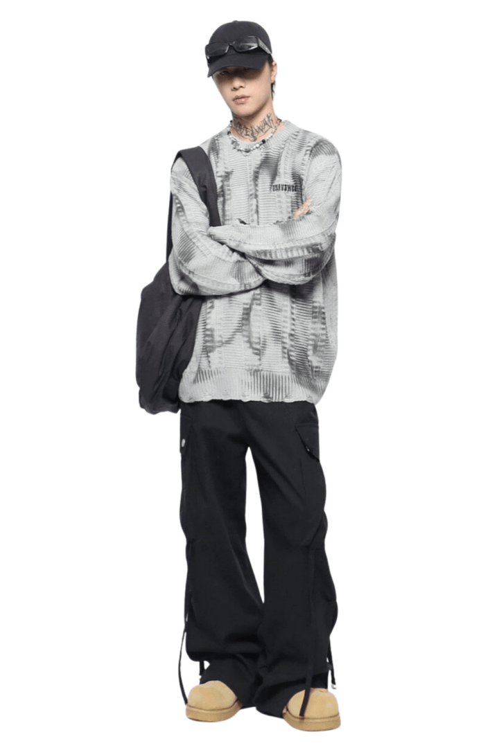 Vintage Wash Knit Pullover  na2445