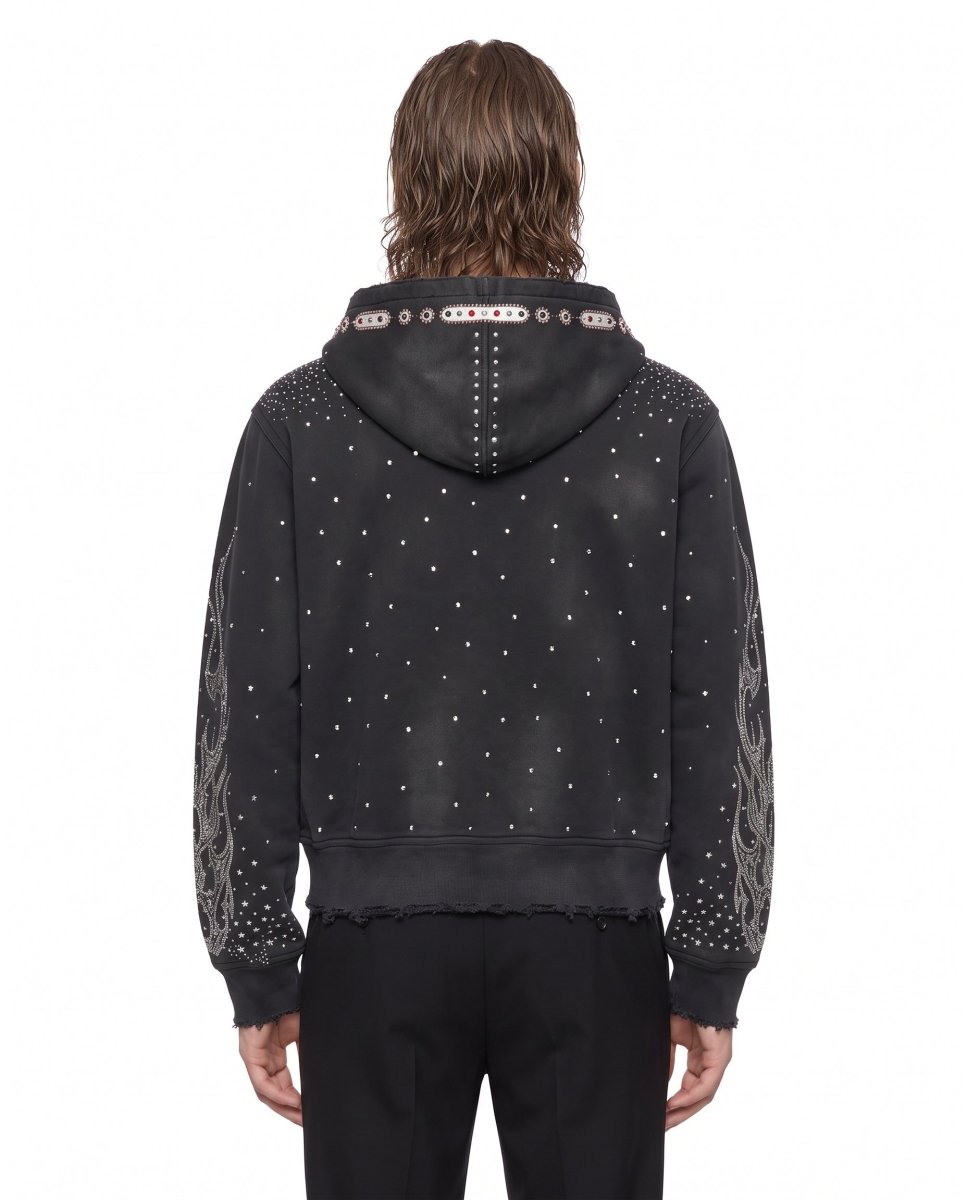 Studded Zip Hoodie na3228