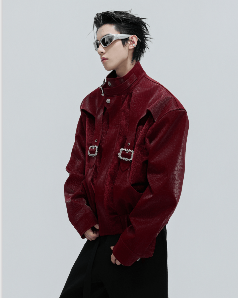 [ArguE CulturE] Crimson Royale Croc Jacket 2259