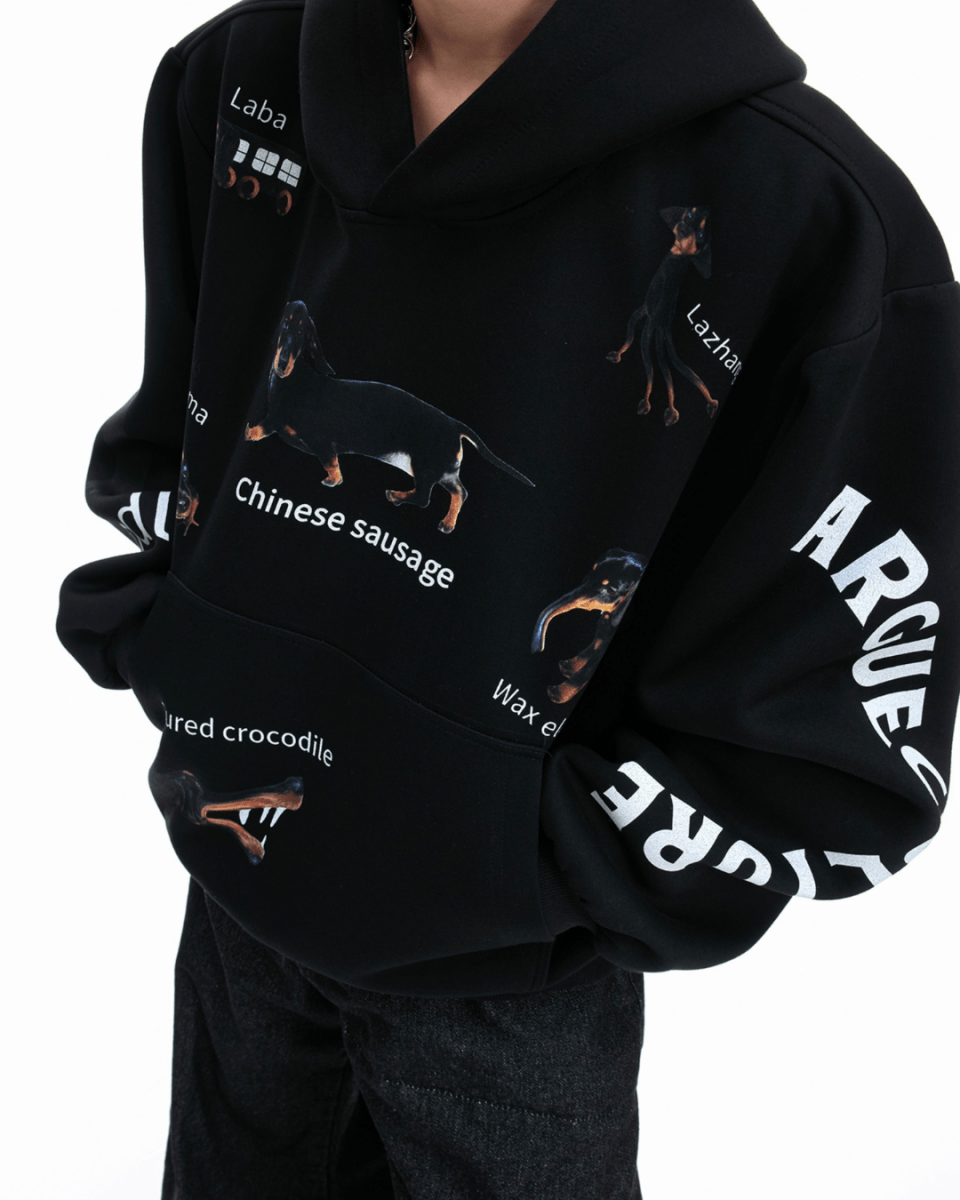 [ArguE CulturE] Stickers Hoodie na2169