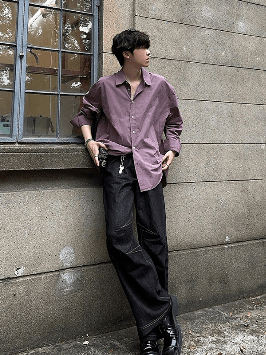 【JH HOMME】long-sleeved shirt  na1315