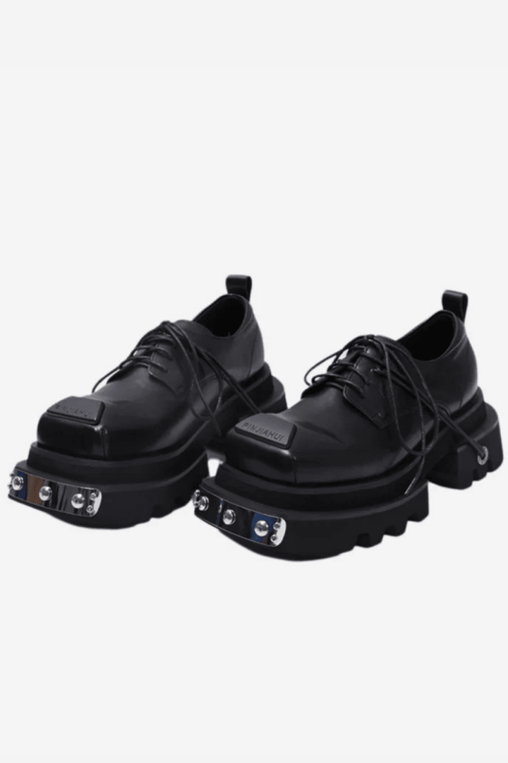 square head leather shoes na1826