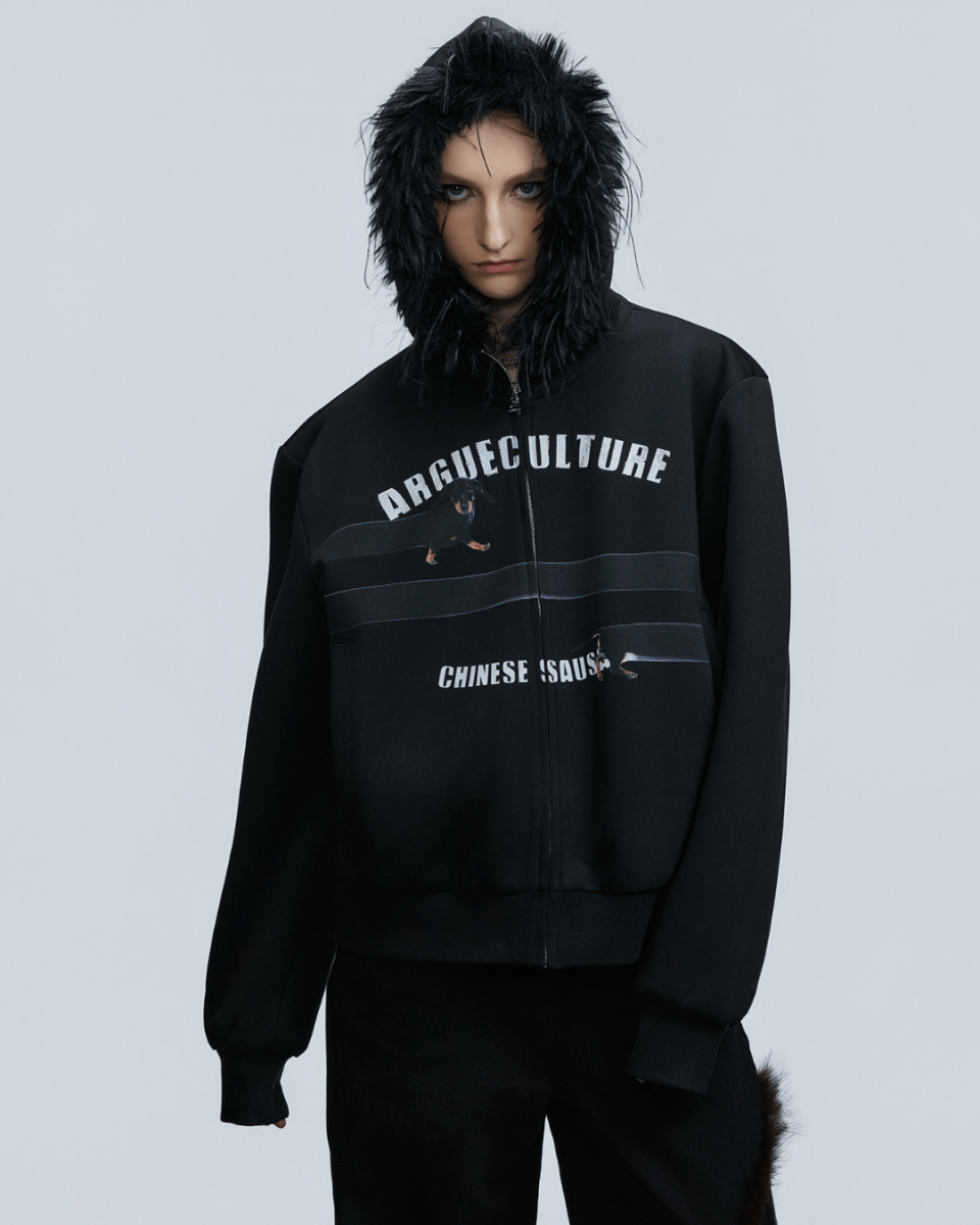 [ArguE CulturE] Seoul Faux-Fur Dog Hoodie na2251