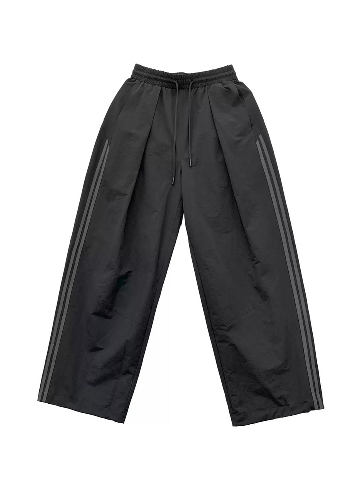 【Aurocean】Loose Black Sweatpants na1674