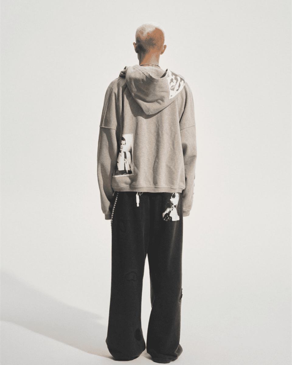 [bastard official] DUAL FRAME ZIP HOODIE na2306 