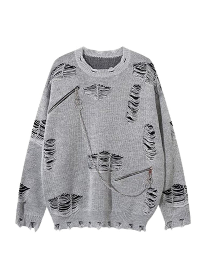 【Mz】cut holes design knit na1548