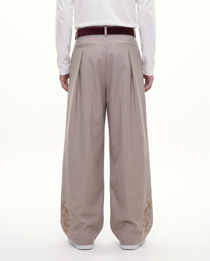 Embroidered Wide Pants na3205