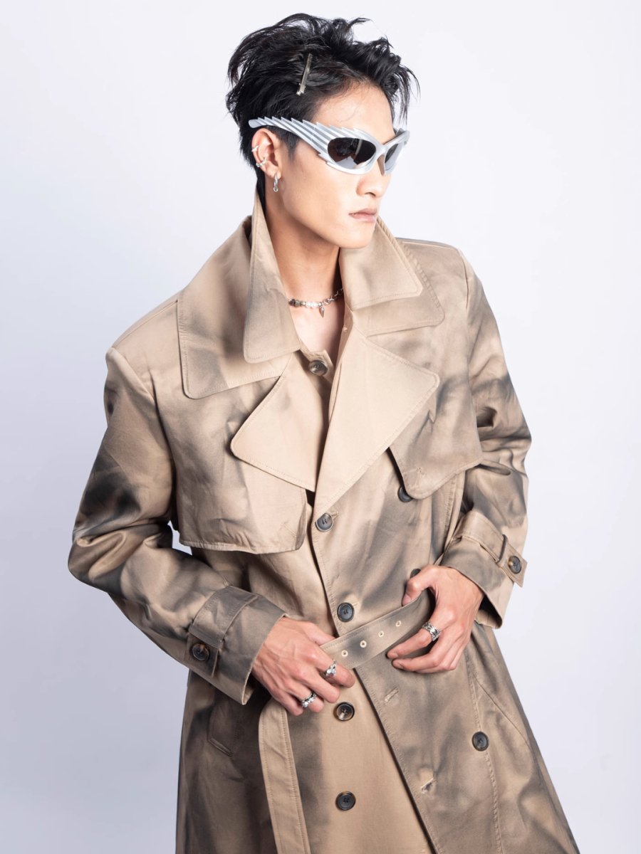 [PLAN1ONE] trench coat na1671