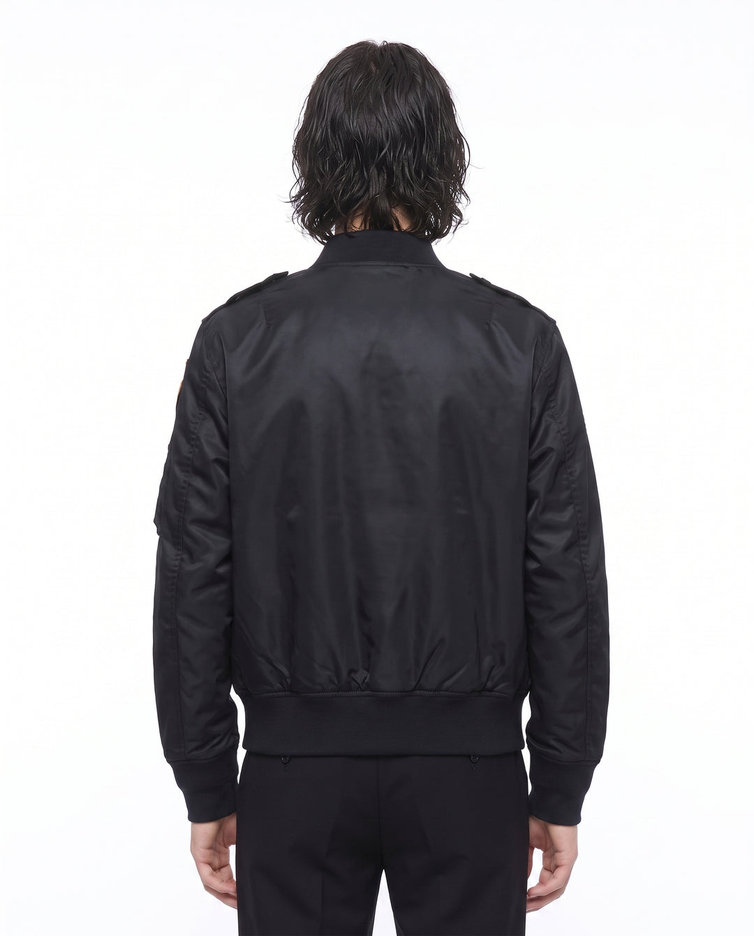 Patched Bomber Jacket na2988