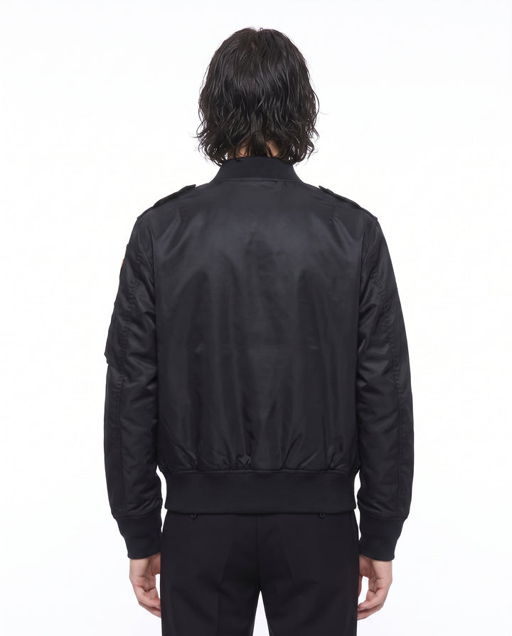 Patched Bomber Jacket na2988