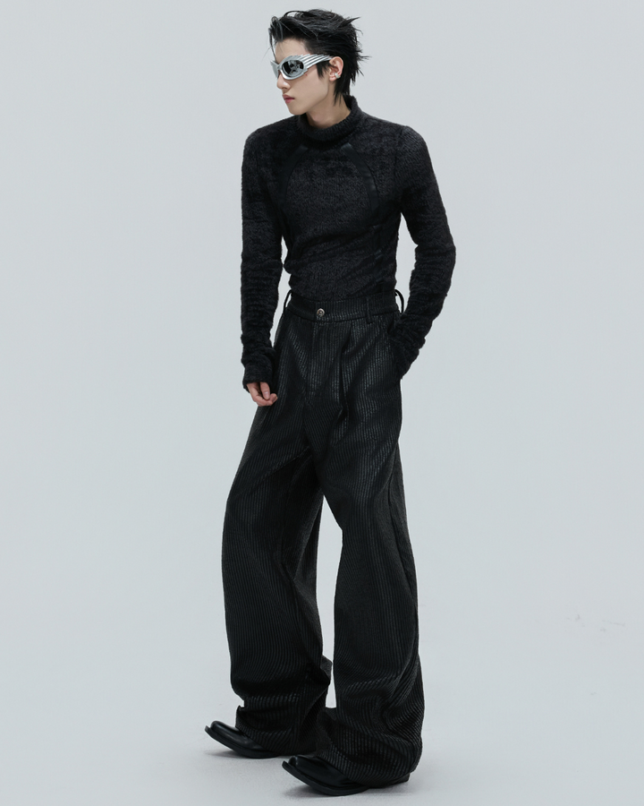 [ArguE CulturE] Shadow Sheen Wide Trousers na2269