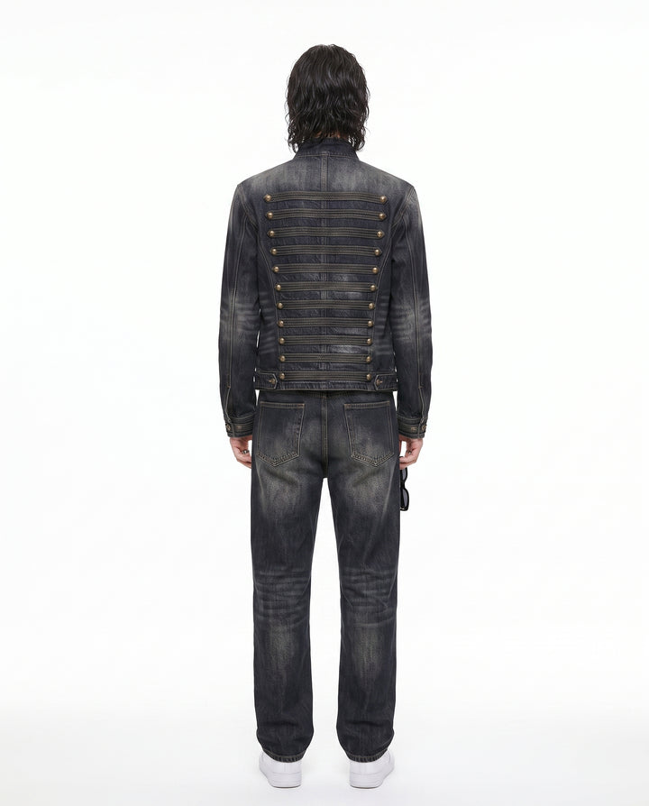 Military Denim Jacket na3101
