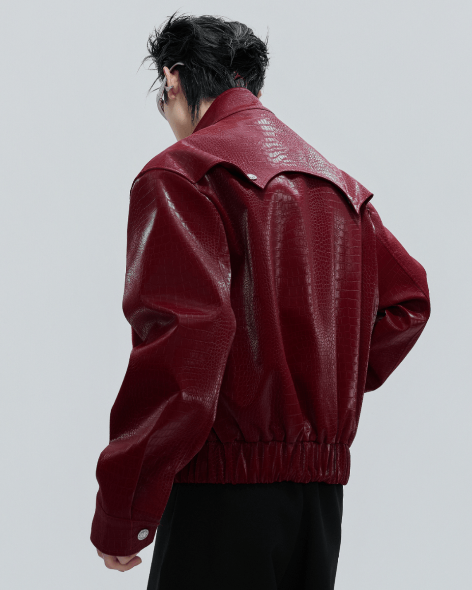 [ArguE CulturE] Crimson Royale Croc Jacket 2259