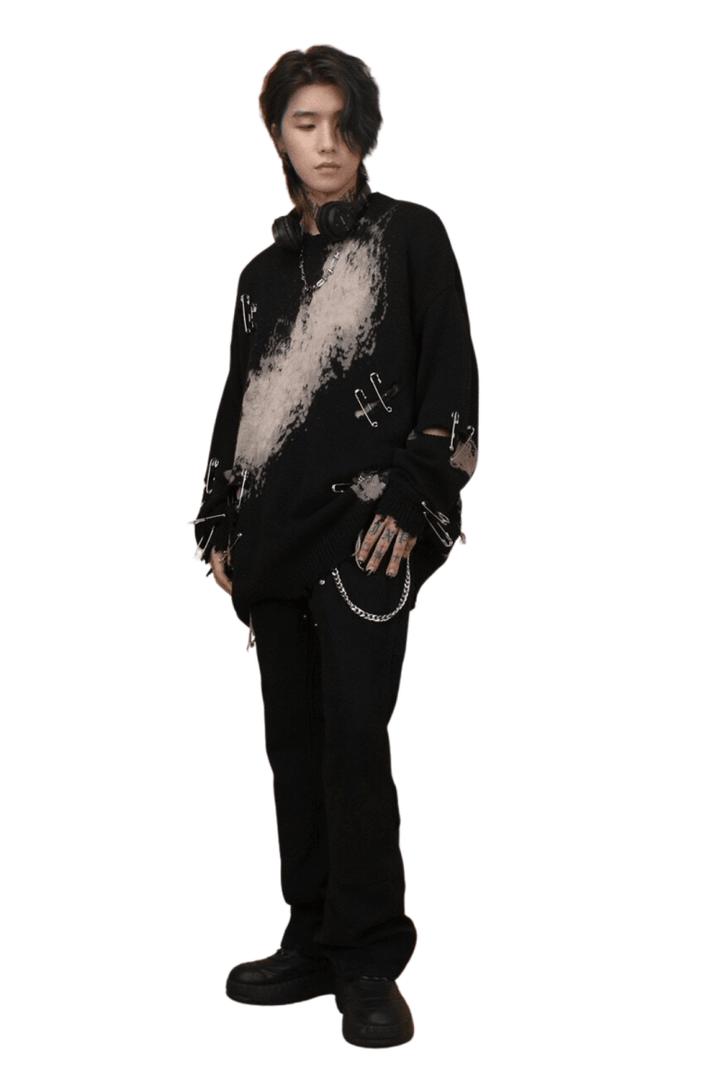 Bleach Splash Punk Sweater na2439