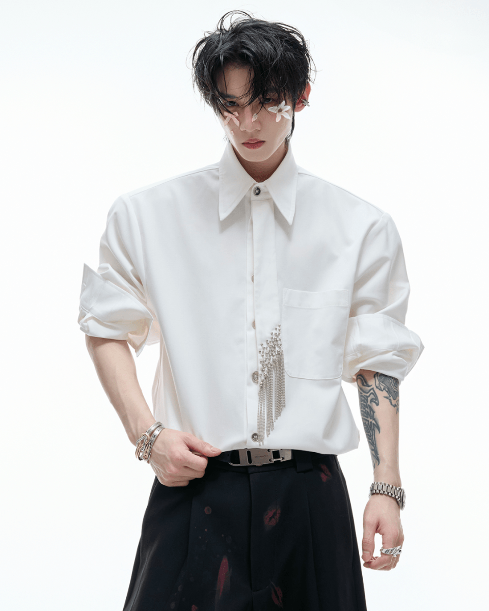 【ArguE CulturE】niche tie design shirt na2171