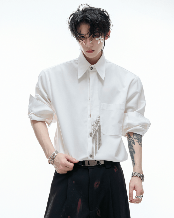 【ArguE CulturE】niche tie design shirt na2171