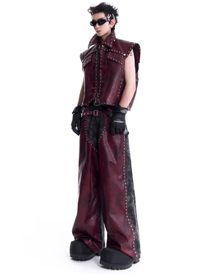 [STARTEXCEEDEND] leather pants na1492 