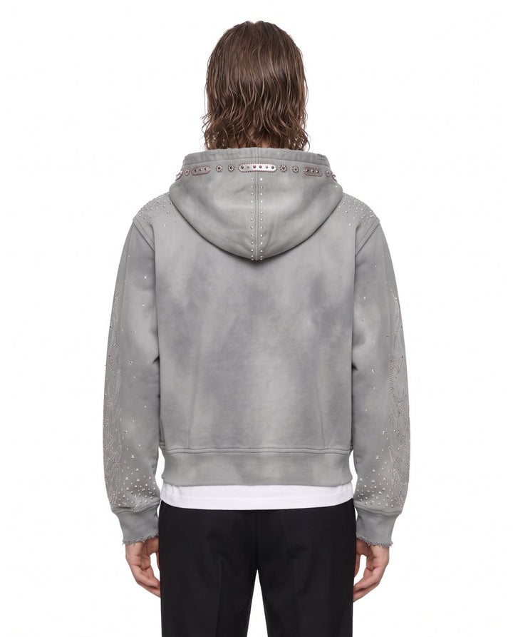 Studded Zip Hoodie na3228