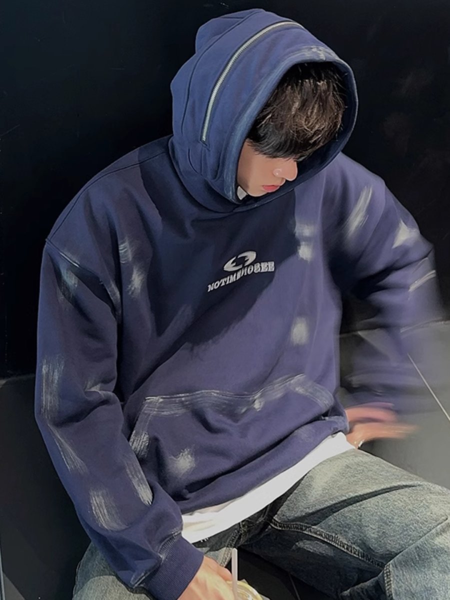 【JH HOMME】graffiti letters loose hooded na1563