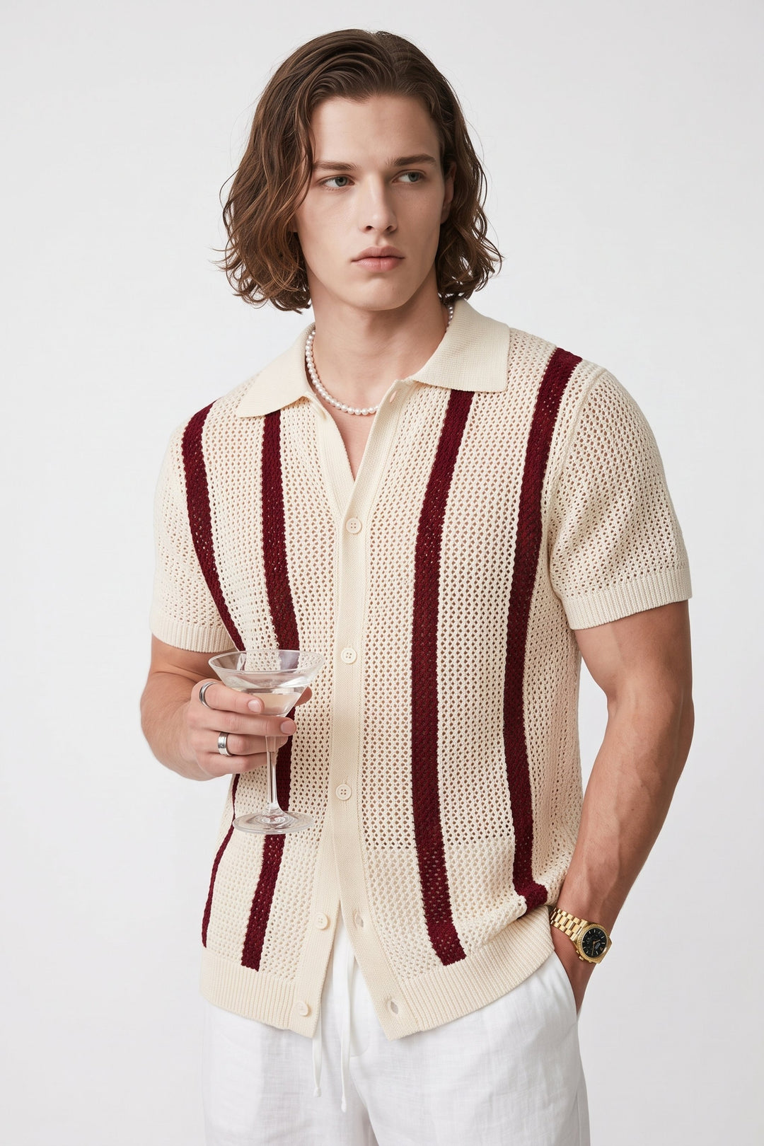 Knit Polo Shirt  na2681