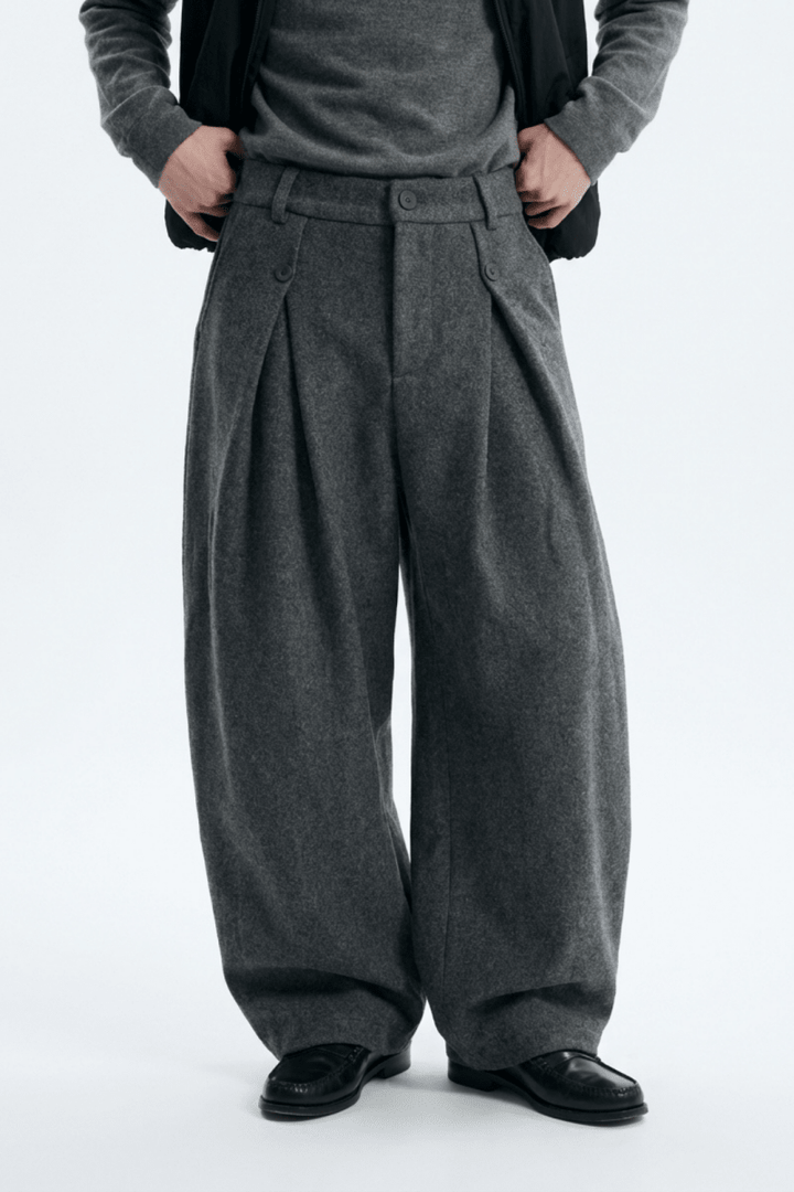 Wide Tuck Slacks na2361