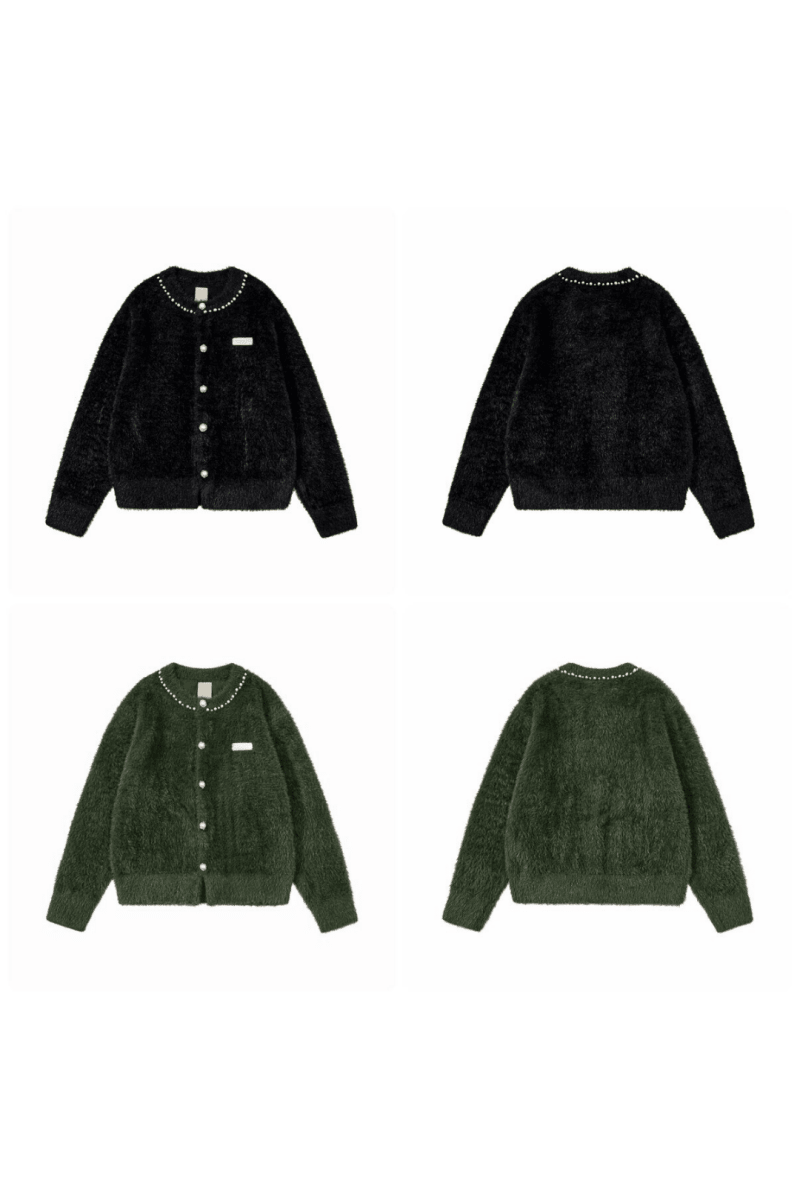 Premium Fuzzy Knit Cardigan na2438