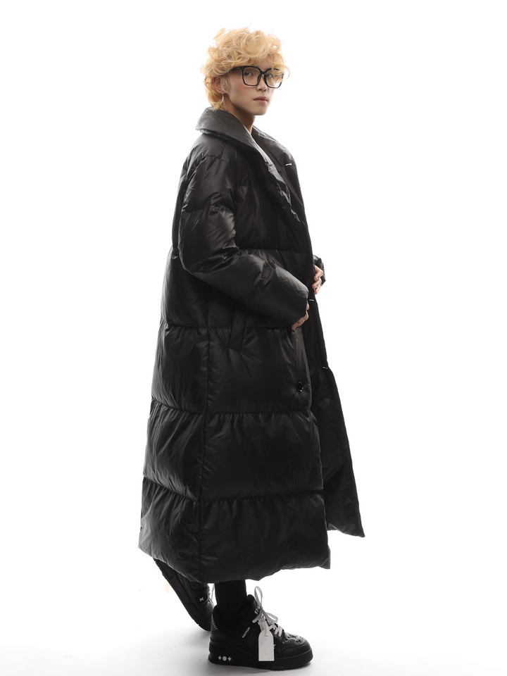 【FUTUREBOY】knee-length down jacket  na1716