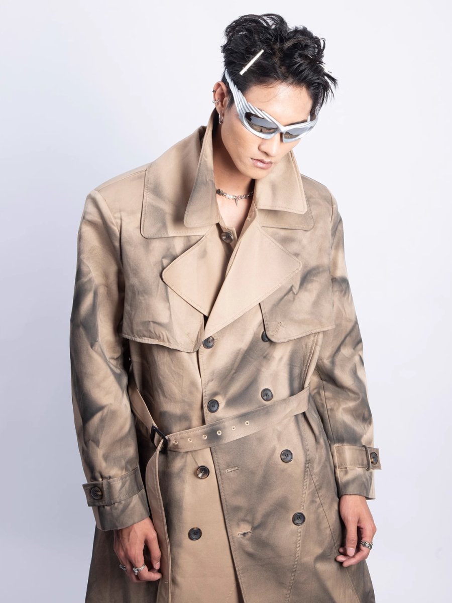 [PLAN1ONE] trench coat na1671