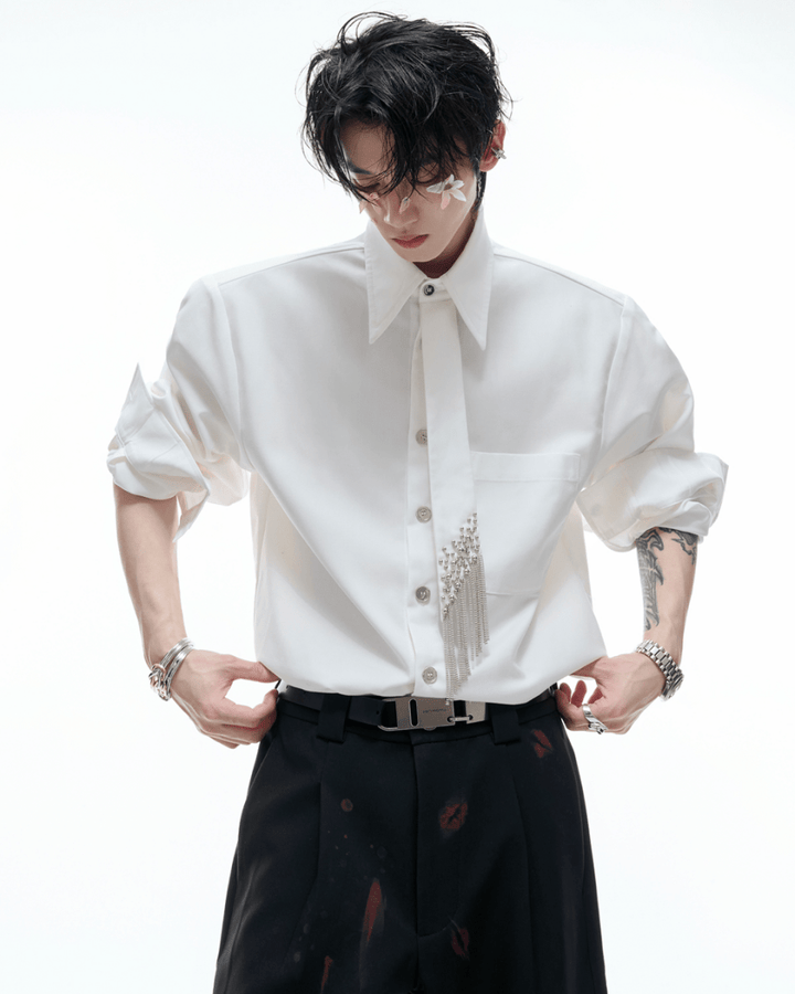 【ArguE CulturE】niche tie design shirt na2171