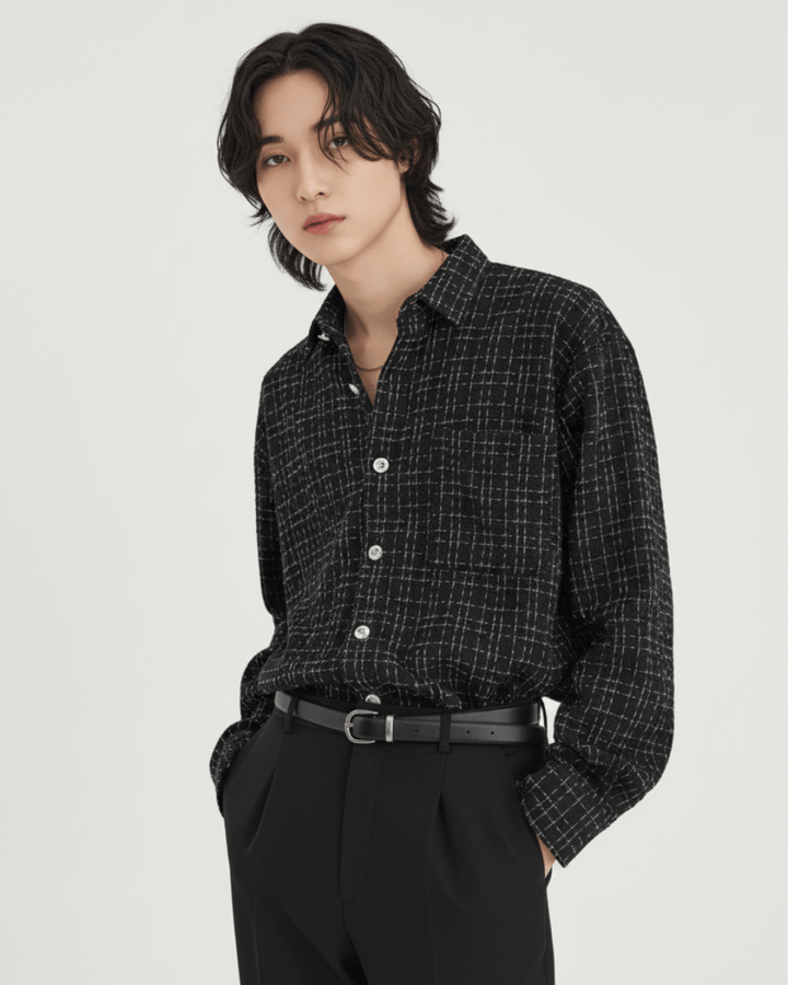 [MRCYC] Seoul Check Over Shirt na2218 