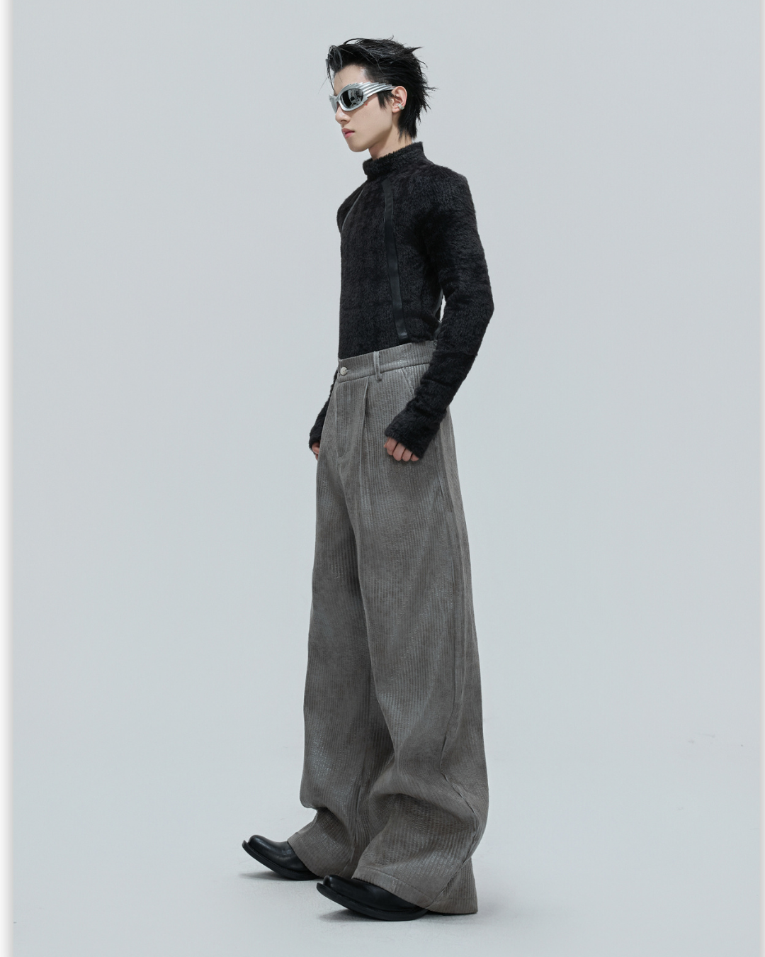 [ArguE CulturE] Shadow Sheen Wide Trousers na2269