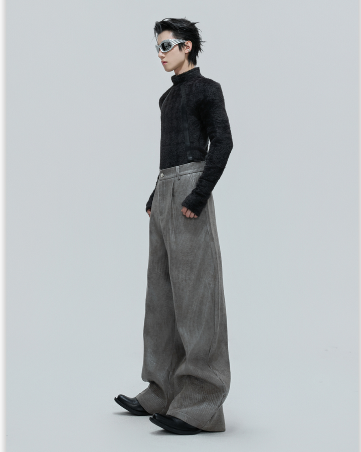 [ArguE CulturE] Shadow Sheen Wide Trousers na2269