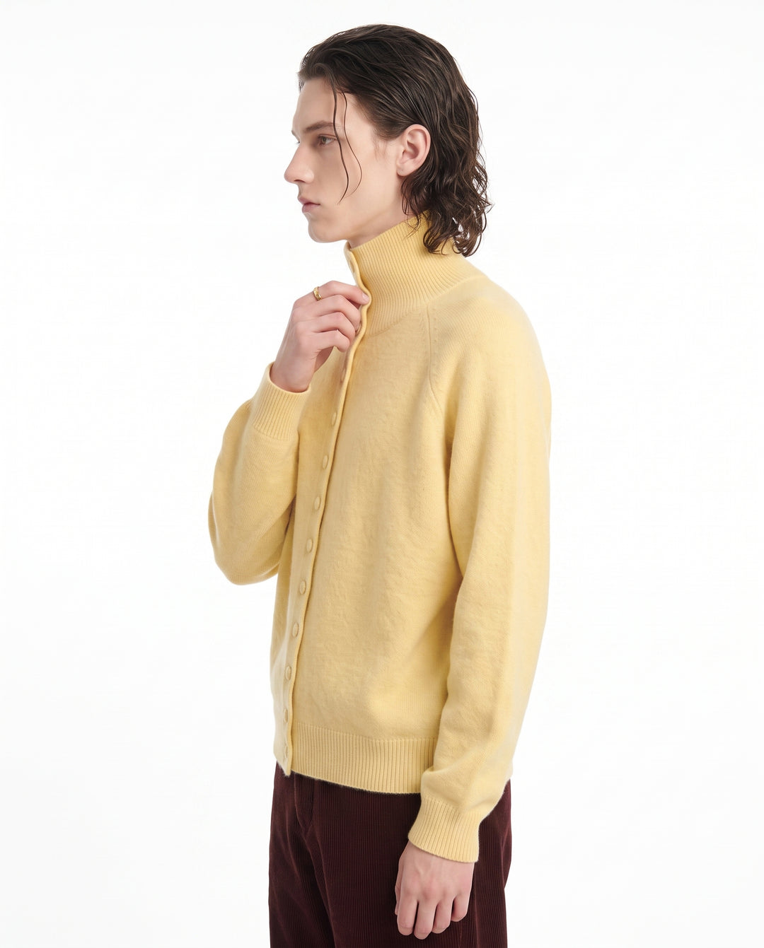 High Neck Cardigan na2987