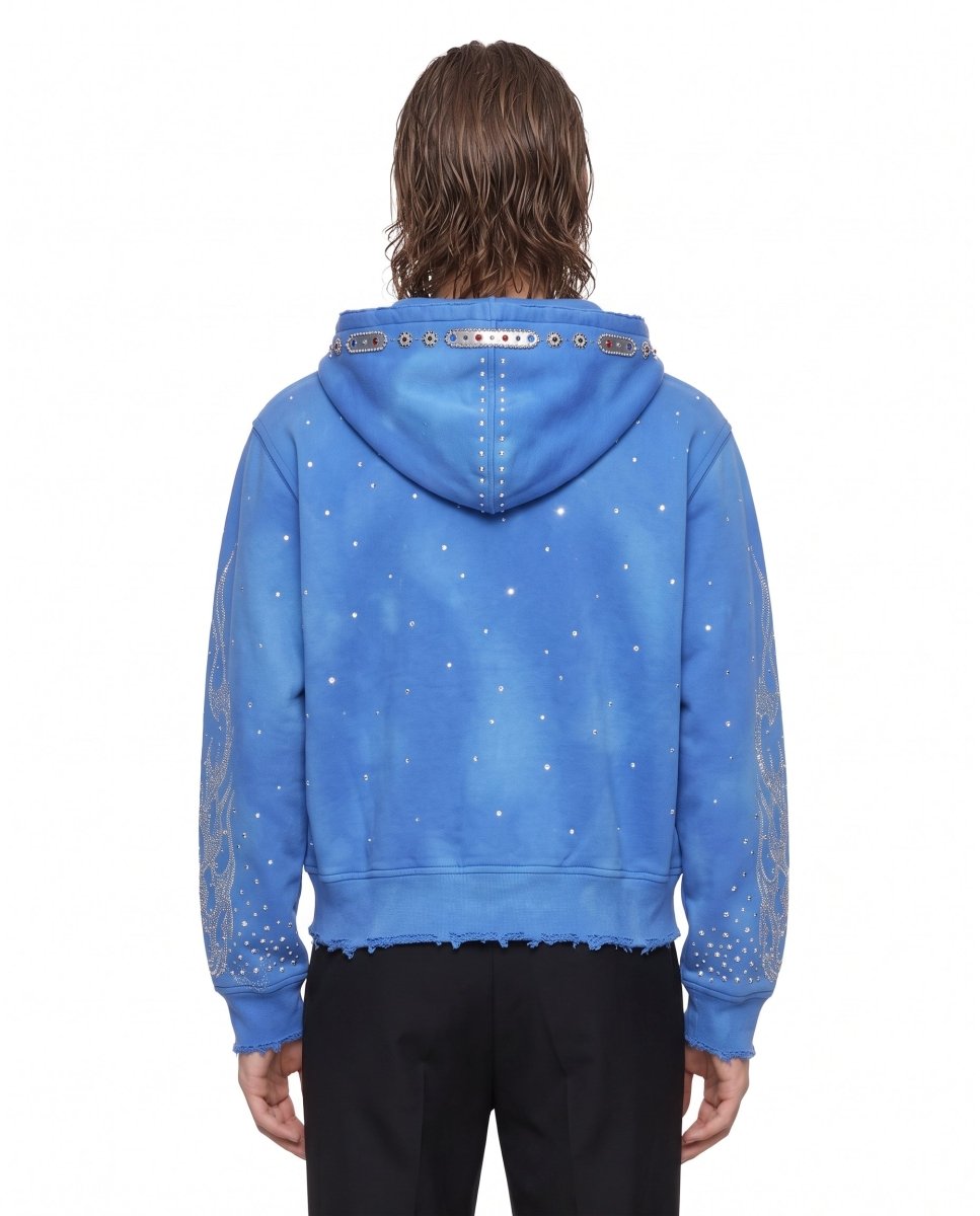 Studded Zip Hoodie na3228
