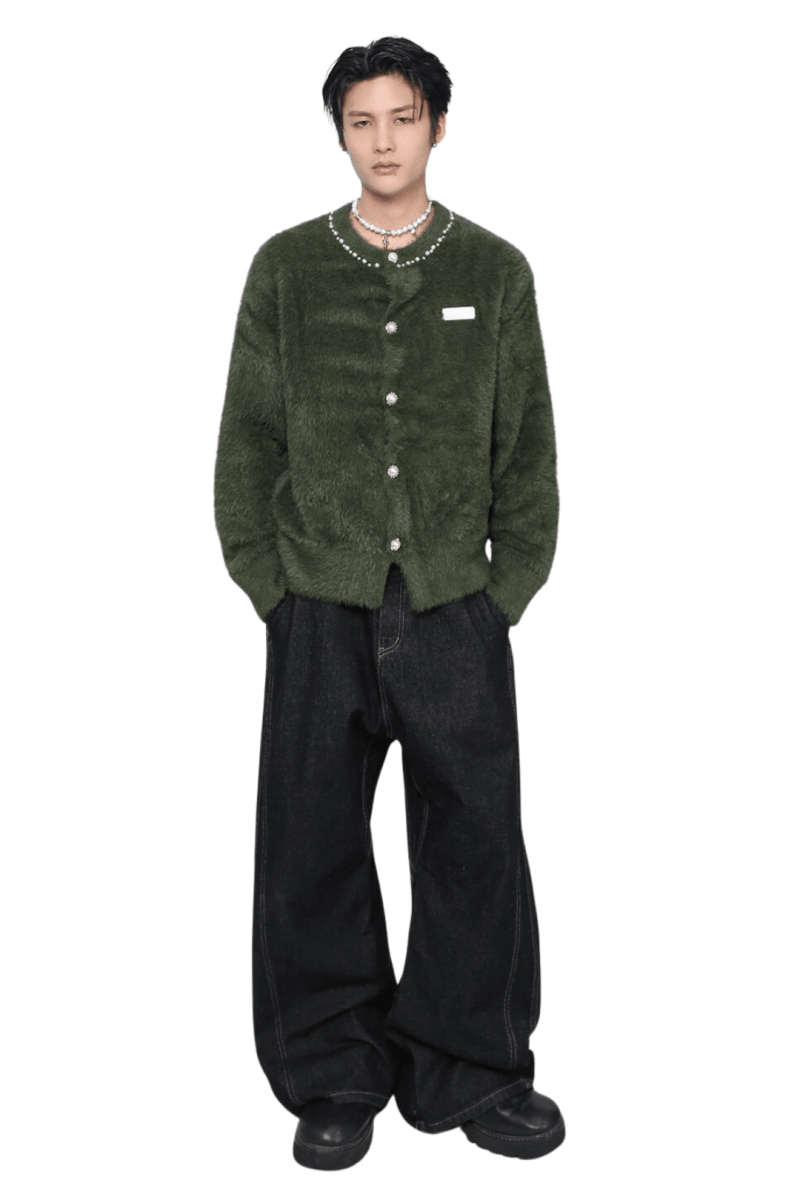 Premium Fuzzy Knit Cardigan na2438