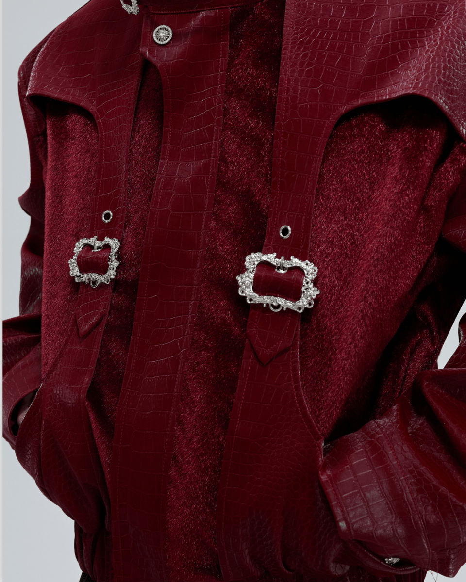 [ArguE CulturE] Crimson Royale Croc Jacket 2259