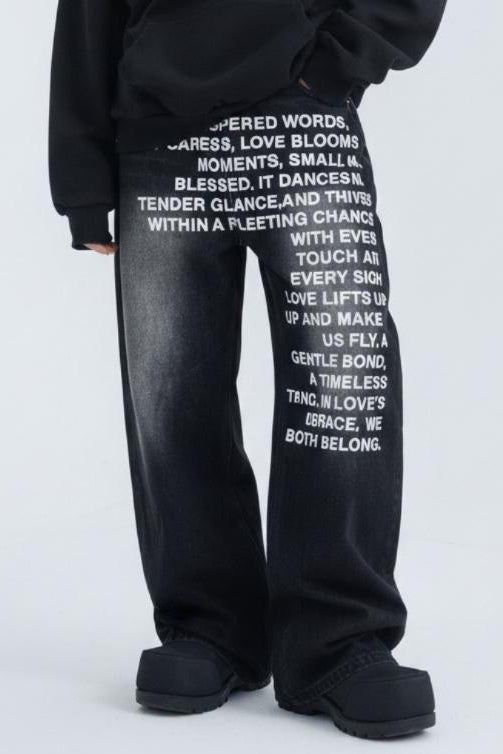 Printed Jeans  na2625