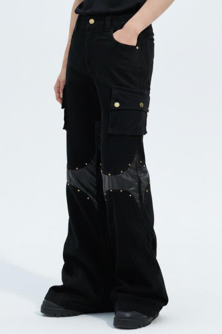Studded Cargo Pants  na2561