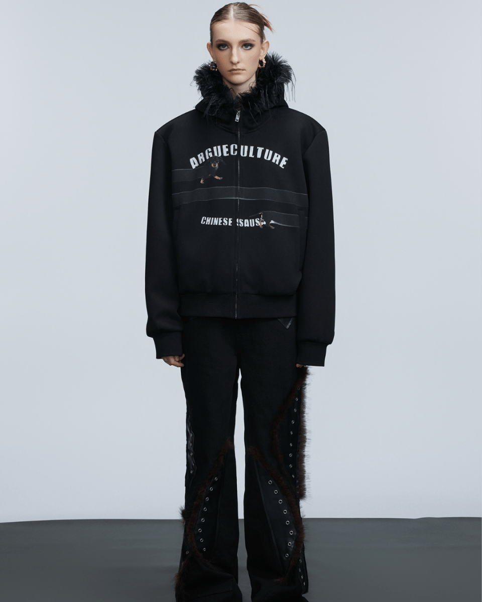 [ArguE CulturE] Seoul Faux-Fur Dog Hoodie na2251